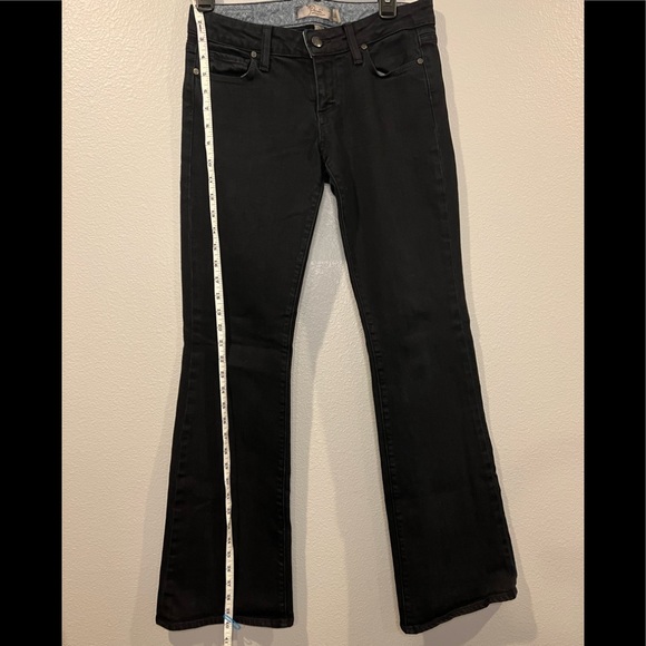 Paige lowrise flare laurel canyon black jeans - Picture 3 of 14